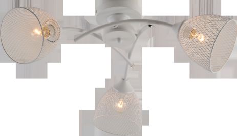 Настенная декоративная люстра IS XA1573-3 WH+CR