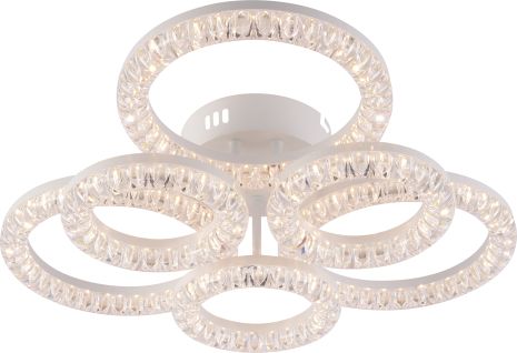 Светодиодная люстра V модели LI9847C-3+3A WH Светодиодная люстра V модели LI9847C-3+3A WH