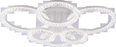 Светодиодная люстра IS LI9847D-6 WH белого цвета Светодиодная люстра IS LI9847D-6 WH белого цвета