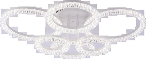 Светодиодная люстра IS LI9847D-6 WH белого цвета