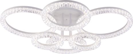 Світлодіодна люстра VI9847D-6 WH