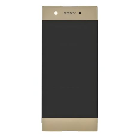 Дисплей LCD для Sony G3112 Xperia XA1 Dual, G3116, G3121, G3125 із сенсором, золотий, оригінал