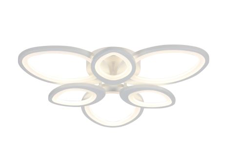 Біла світлодіодна люстра VALESO G 2730/3+3 Білий 138W