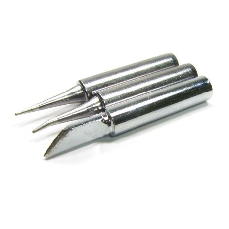 Жало паяльника Baku BK-9033-I/S/K (рівне/вигнуте/лезо, комплект 3шт.)