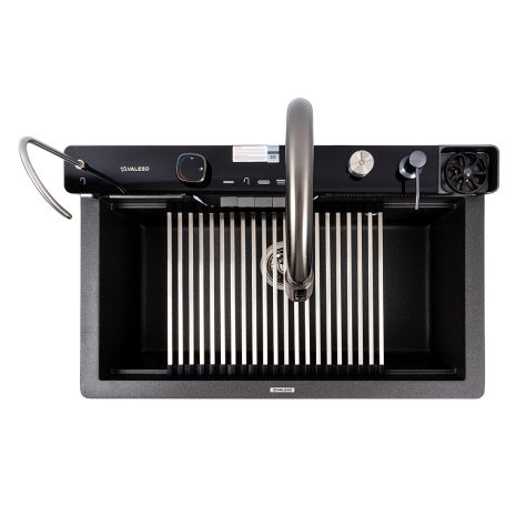 Гранітна кухонна мийка 7546 EVANORA матова (моріон) VALESO Гранітна кухонна мийка 7546 EVANORA матова (моріон) VALESO