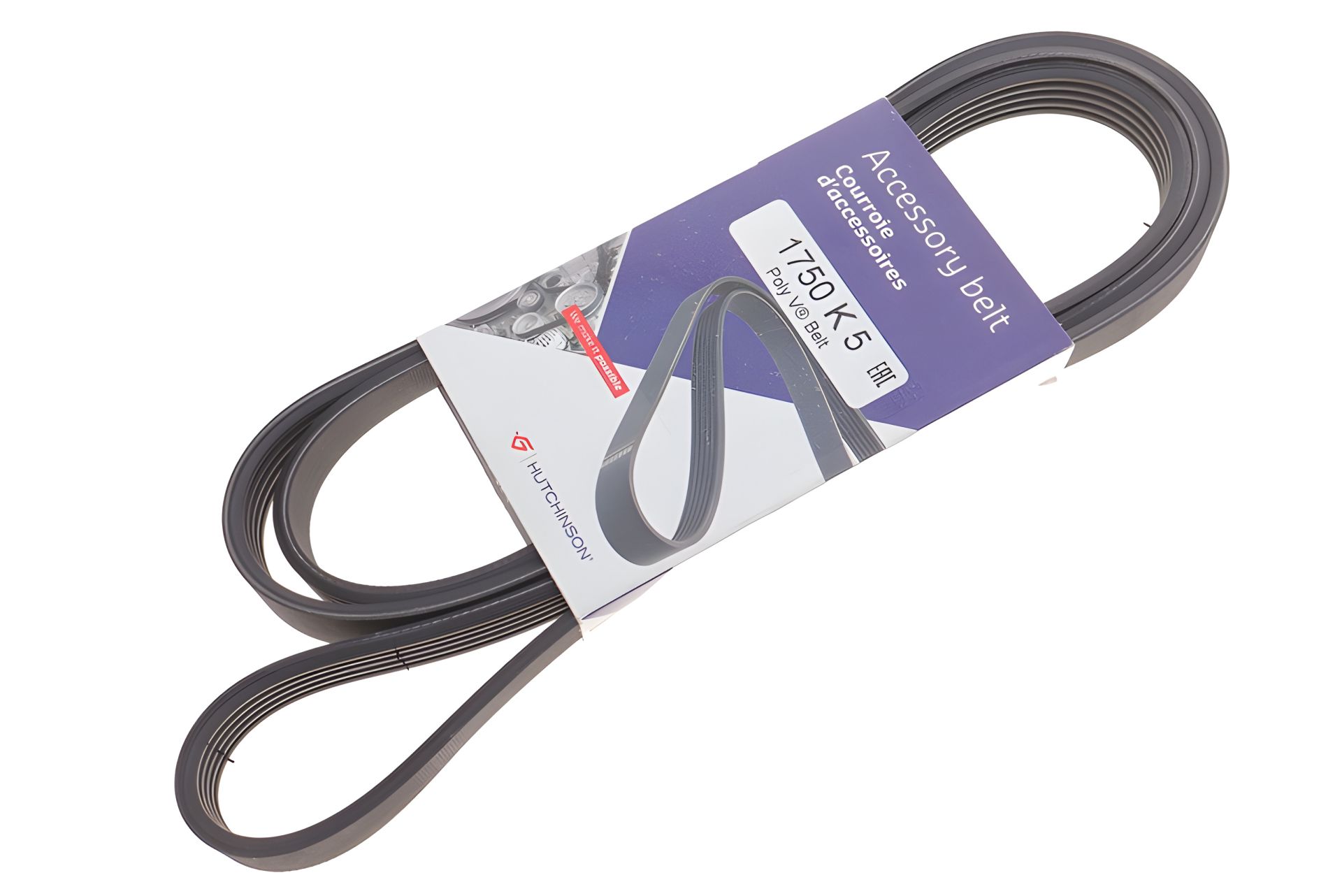 Генераторный ремень 5PK1750 Kangoo 1.4/1.6i, Hutchinson (1750K5) Генераторный ремень 5PK1750 Kangoo 1.4/1.6i, Hutchinson (1750K5)