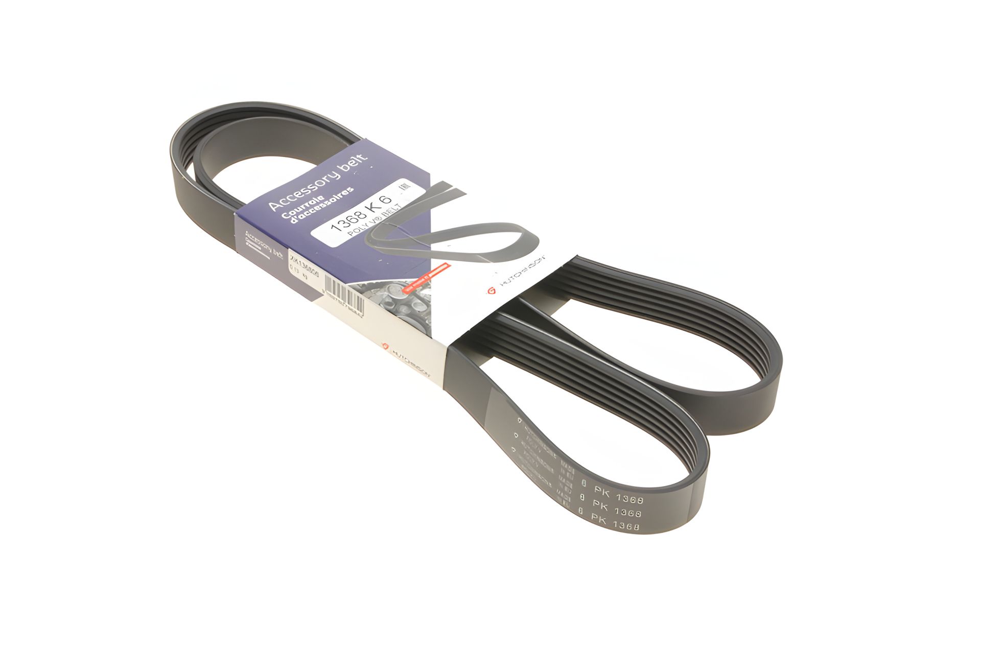 Ремінь генератора 6PK1368 для Berlingo/Partner 1.6HDI (-AC) ch.10571, Hutchinson Ремінь генератора 6PK1368 для Berlingo/Partner 1.6HDI (-AC) ch.10571, Hutchinson