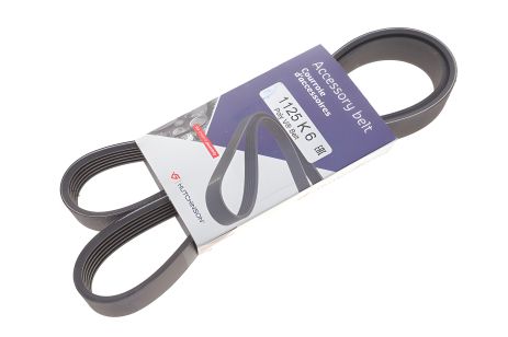 Генераторный ремень 6PK1125 для Kangoo/Master 1.9dCi/dTi и CADDY 1.4 96-04, Hutchinson (1125K6)