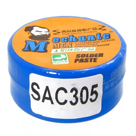 Паста BGA Mechanic SAC305, безсвинцева, 20 г-спец