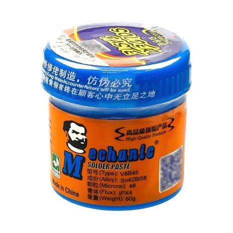 Легкоплавка паста Mechanic BS458-B80, 60 г, 138 гр