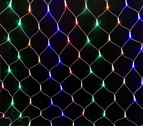 Гирлянда-сетка новогодняя LED VALESO 160 RGB 1.2x1.5 м 8 режимов Зеленый провод LKS5048 Гирлянда-сетка новогодняя LED VALESO 160 RGB 1.2x1.5 м 8 режимов Зеленый провод LKS5048