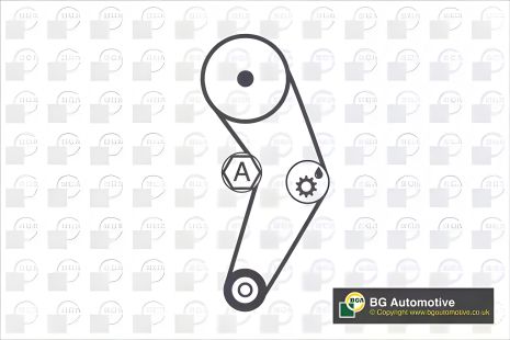 Модуль натягувача ременя (ролик, ремінь) SKODA, SEAT, BGA TB0110K Модуль натягувача ременя (ролик, ремінь) SKODA, SEAT, BGA TB0110K