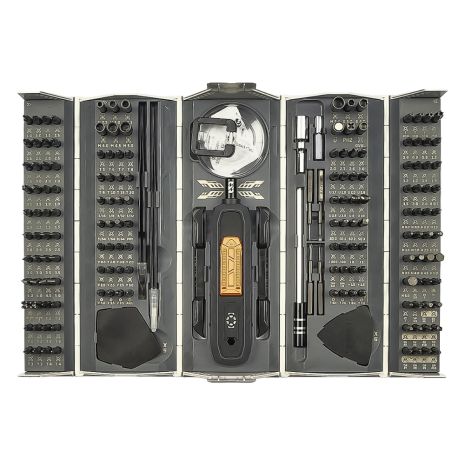 Інструментальний набір Jakemy JM-8192 (ручка, 160 біт, подовжувач, 2 пінцети, 2 лопатки, 2 перехідники, присоска, 10 медіаторів) Інструментальний набір Jakemy JM-8192 (ручка, 160 біт, подовжувач, 2 пінцети, 2 лопатки, 2 перехідники, присоска, 10 медіаторів)