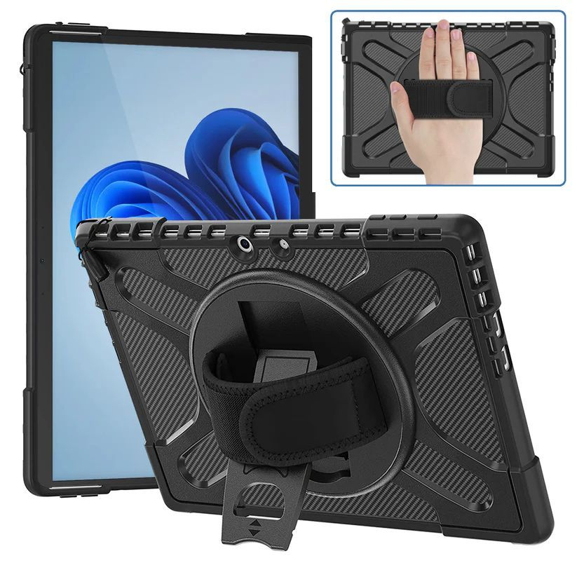 Чохол Rugged 3 Layers броньований протиударний з захистом Microsoft Surface Go 4 3 2 1 Чорний Чохол Rugged 3 Layers броньований протиударний з захистом Microsoft Surface Go 4 3 2 1 Чорний