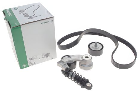 Роликовий модуль натягувача ременя (ролик, ремінь) 529054610 KIA, HYUNDAI, INA (529054610) Tension Pro