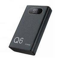 Корпус для Multi-powerbank Q6, на 6 элементов 21700 до 100W, черный