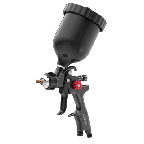 Фарбувальний пістолет HVLP з верхнім пластиковим баком 600 мл, насадка 2.0 мм AUARITA LION-2-2,0