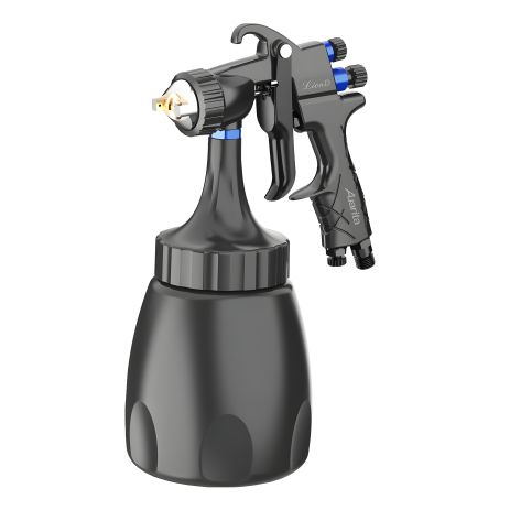 Краскопульт пневматический LVMP нижний пластиковый бачок 1000мл, форсунка-1,3мм AUARITA LION-D-1.3LM