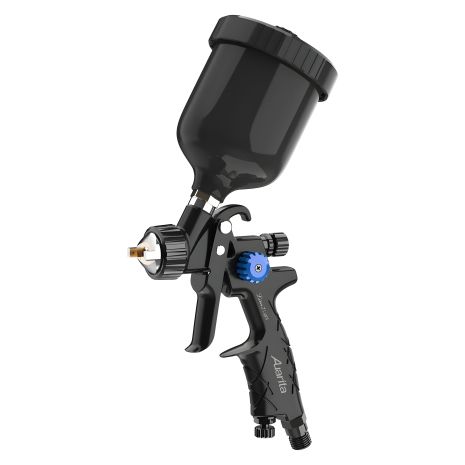 Пневматический краскопульт HVLP с верхним пластиковым бачком 250 мл и форсункой 0,8 мм от AUARITA (LION-B-LIGHT-0.8) Пневматический краскопульт HVLP с верхним пластиковым бачком 250 мл и форсункой 0,8 мм от AUARITA (LION-B-LIGHT-0.8)