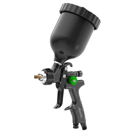Пневматичний фарбувальний пістолет HVLP з верхнім пластиковим баком 600 мл, сопло 1,4 мм AUARITA LION-2-1,4
