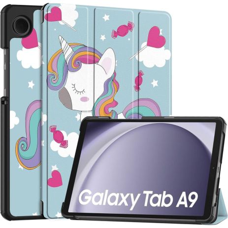 Чохол HardPrinted з малюнком Samsung Galaxy Tab A9 8.7 SM-X110 SM-X115 Єдинорожка