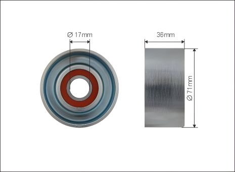 Натяжний ролик ременя генератора MAZDA 3,5,6, CX-7 2.0-2.2, CAFFARO (428-00) Натяжний ролик ременя генератора MAZDA 3,5,6, CX-7 2.0-2.2, CAFFARO (428-00)