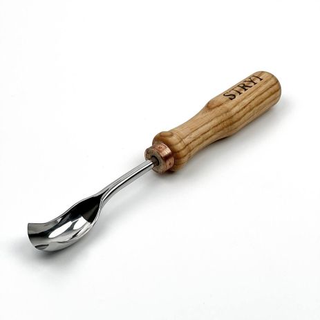 Стамеска клюкарза-виборка коротка 20мм STRYI Profi для різьби по дереву