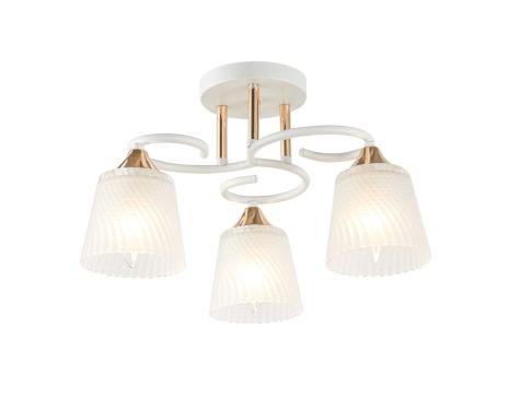 Люстра декоративная V 6360-3 WH+FG