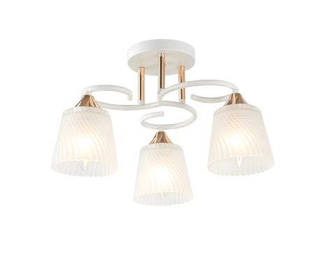 Люстра декоративна INTEREES IS 6360-3 WH+FG