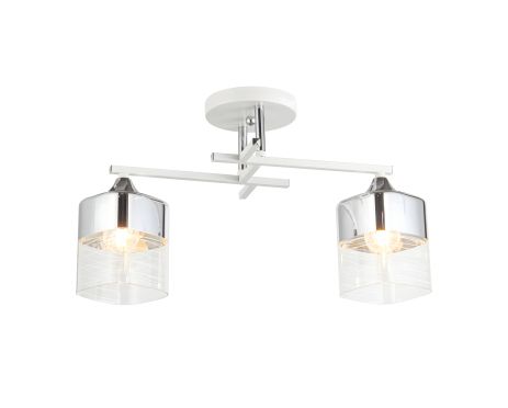 Декоративна люстра модель V 6309-2 WH+CR