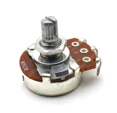 Електрогітарний Потенціометр B250 15мм для Dimarzio Резисторів Електрогітарний Потенціометр B250 15мм для Dimarzio Резисторів