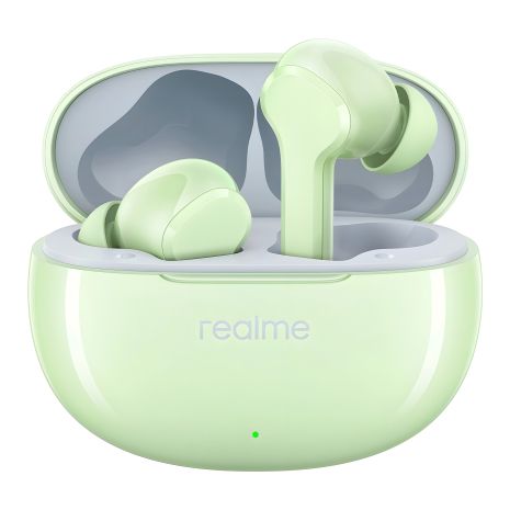 Realme Buds T110 Бездротові навушники (RMA2306) IPX5, AI ENC, BT5.4, 40mAh, 460mAh, 7h, 38h, Green UA UCRF
