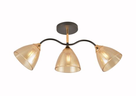 Люстра декоративна V W70417-3 BK+FG Люстра декоративна V W70417-3 BK+FG