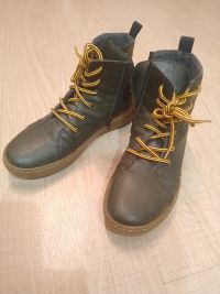 Жіночі стильні шкіряні черевики весна-осінь 39 Rieker