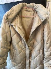 Женское пальто-куртка-пуховик весна/осень б/у