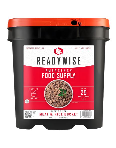 Сублімаційний набір м'яса і рису з довгим терміном зберігання 25 років Readywise, 88 порцій