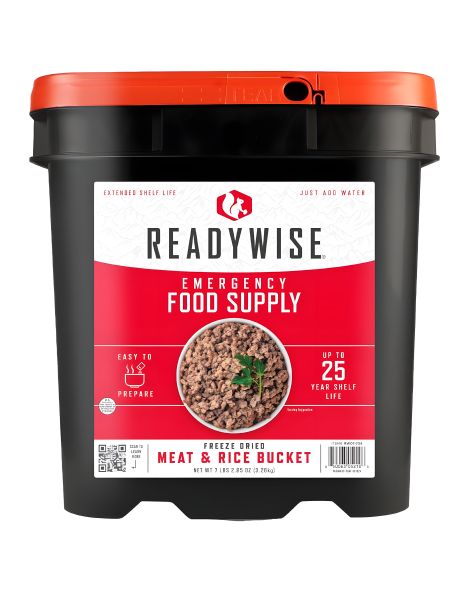 Сублімаційний набір м'яса і рису з довгим терміном зберігання 25 років Readywise, 88 порцій