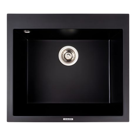 Кухонна гранітна мийка 5750 DAVINA VALESO чорний