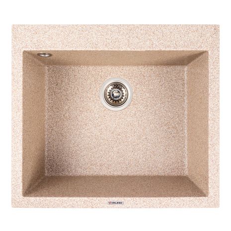 Кухонна гранітна мийка 5750 DAVINA VALESO карамель Кухонна гранітна мийка 5750 DAVINA VALESO карамель
