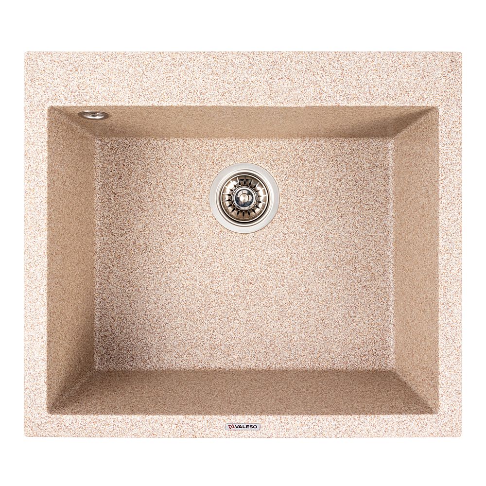 Гранитная кухонная мойка 5750 DAVINA VALESO, карамель Гранитная кухонная мойка 5750 DAVINA VALESO, карамель