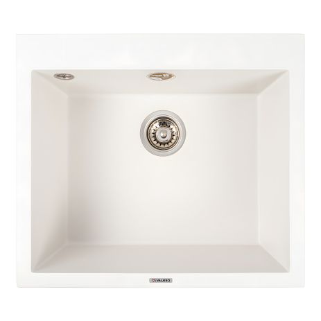 Кухонная мойка гранитная 5750 DAVINA VALESO белоснежная