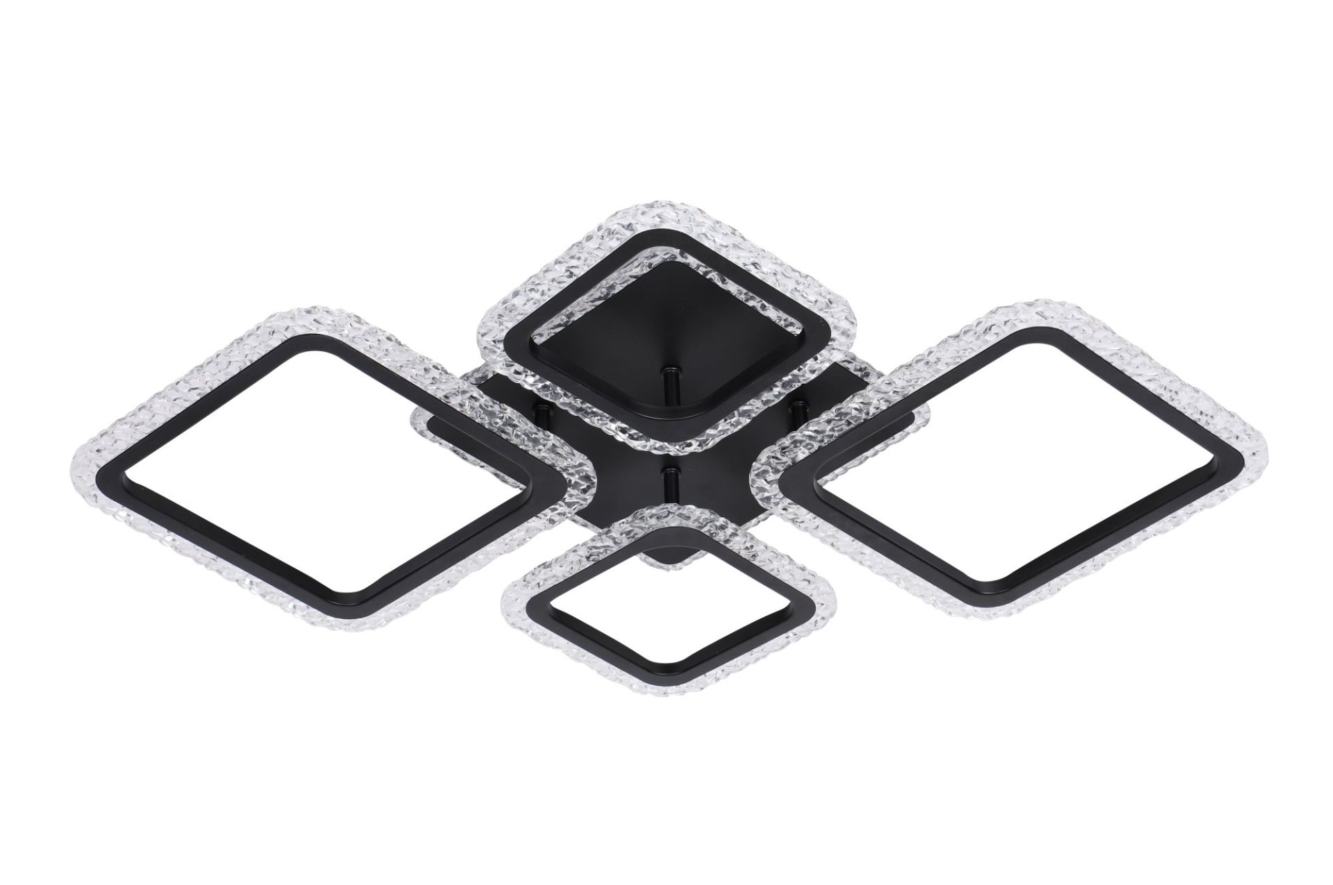 Люстра потолочная светодиодная VALESO Акрил/Металл Черный 112W 2966/2+2 Люстра потолочная светодиодная VALESO Акрил/Металл Черный 112W 2966/2+2