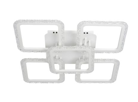 Люстра потолочная VALESO светодиодная Акрил/Металл Белый 130W 2966/4+1