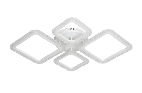 Стельова світлодіодна люстра VALESO Акрил/Метал Білий 84W 2966/2+2 Стельова світлодіодна люстра VALESO Акрил/Метал Білий 84W 2966/2+2