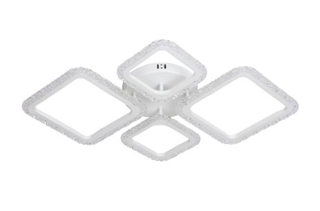 Люстра стельова світлодіодна VALESO Акрил/Метал Білий 84W 2966/2+2