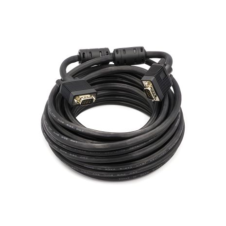 Видео кабель PowerPlant VGA-VGA, 10м, Double ferrites Видео кабель PowerPlant VGA-VGA, 10м, Double ferrites