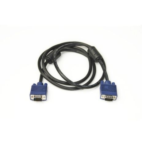 Видео кабель PowerPlant VGA-VGA, 1.5м, Double ferrites