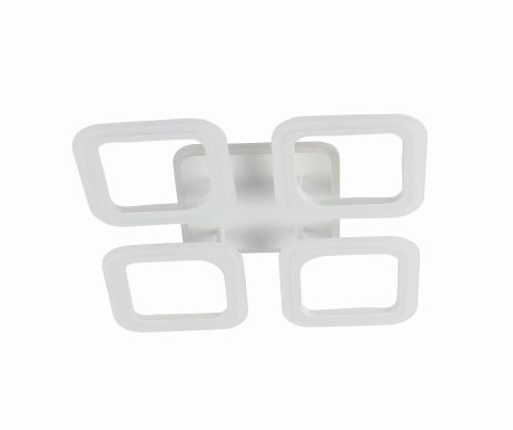 Люстра потолочная светодиодная VALESO Акрил/Металл Белый RGB 64W 2055/4