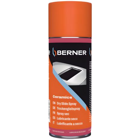 Сухе керамічне мастило-спрей, біле, 400 мл Berner
