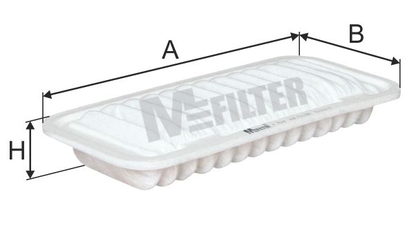 Фільтр повітряний M-FILTER (K7044) для PEUGEOT 107, CITROËN C1, DAIHATSU SIRION Фільтр повітряний M-FILTER (K7044) для PEUGEOT 107, CITROËN C1, DAIHATSU SIRION